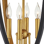 Подвесной светильник в форме фонаря чёрного цвета Black Lantern варинант исполнения - 2 | Loft Concept в Перми