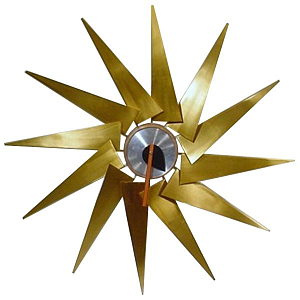 Часы George Nelson Turbine Clock