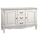 Буфет белый из массива бука с 3-мя ящиками и 2-мя дверцами White Provence варинант исполнения - 1 | Loft Concept в Перми