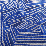 Мебельная ткань Жаккард синий принт 140 см T2-132 варинант исполнения - 1 | Loft Concept в Перми