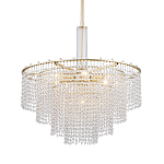 Люстра многоярусная с каскадами кристаллов Crystal Rains варинант исполнения - 1 | Loft Concept в Перми