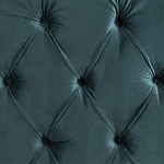 Кровать двуспальная зеленая с основанием из массива дерева с мягким изголовьем Velour Beds варинант исполнения - 2 | Loft Concept в Перми