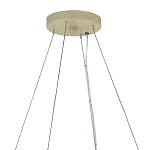 Люстра круглая из толстых деревянных реек Natural Style варинант исполнения - 3 | Loft Concept в Перми