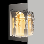 Встраиваемый в стену гипсовый светильник под покраску с колоннами и арками в античном стиле Antiquity Athena варинант исполнения - 1 | Loft Concept в Перми