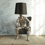 Лампа MALE MANNEQUIN LAMP с абажуром варинант исполнения - 3 | Loft Concept в Перми
