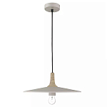 Подвесной светильник круглый в сочетании дерева и металла Space варинант исполнения - 1 | Loft Concept в Перми