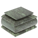 Шкатулка с зеркалом из натурального камня змеевик Stone Casket варинант исполнения - 2 | Loft Concept в Перми