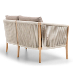 Дизайнерский уличный диван из массива дерева BOBOLI Sofa варинант исполнения - 5 | Loft Concept в Перми