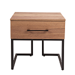 Тумба прикроватная с ящиком в стиле лофт Urban Style Space варинант исполнения - 3 | Loft Concept в Перми