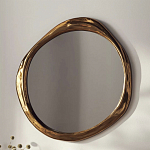 Зеркало в ассиметричной золотой раме Mirror of Aragorn варинант исполнения - 1 | Loft Concept в Перми