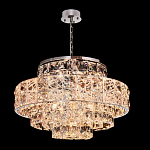 Люстра хрустальная в неоклассическом стиле на серебристом каркасе Majesty варинант исполнения - 1 | Loft Concept в Перми