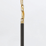 Подвесной светильник с плафоном в форме плоского купола и белой шарообразной лампой Eurofase варинант исполнения - 6 | Loft Concept в Перми