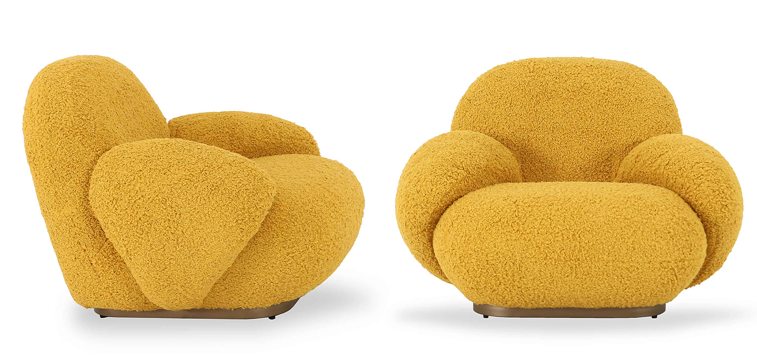 Кресло Chloe Yellow Armchair Кресло Chloe Yellow Armchair - Loft-Concept в Перми