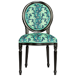 Стул из натурального бука Ikat Pattern бирюзовый варинант исполнения - 1 | Loft Concept в Перми