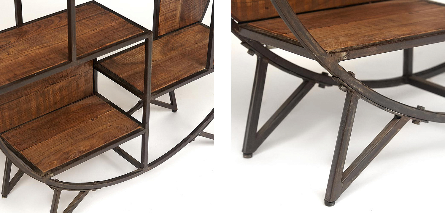 Стеллаж Acacia Shelving Renfrey Стеллаж Acacia Shelving Renfrey - Loft-Concept в Перми