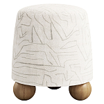 Пуф Wakonda ножки с деревянными шариками  варинант исполнения - 1 | Loft Concept в Перми