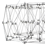 Люстра с тонкой металлической конструкцией цвета хром Quasar варинант исполнения - 4 | Loft Concept в Перми