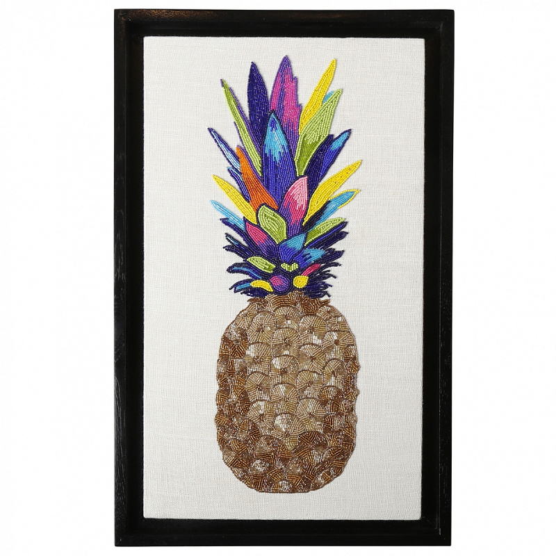 Панно PINEAPPLE BEADED WALL ART Мульти Панно PINEAPPLE BEADED WALL ART Мульти в Перми | Loft Concept