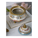 Шкатулка фарфоровая с цветочной росписью Eden Garden варинант исполнения - 6 | Loft Concept в Перми