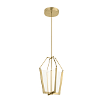  Подвесной светильник золотого цвета в форме фонаря Kichler варинант исполнения - 1 | Loft Concept в Перми