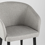 Мягкое кресло на металлических ножках Shaggy Grey варинант исполнения - 6 | Loft Concept в Перми