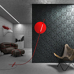 Гипсовая 3D Панель M-37 варинант исполнения - 2 | Loft Concept в Перми