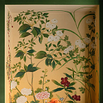 Обои ручная роспись Four Seasons Original colourway on painted Xuan paper with gold ombre варинант исполнения - 1 | Loft Concept в Перми