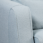 Диван Seldon с мягкими подушками голубое букле варинант исполнения - 2 | Loft Concept в Перми