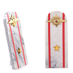Сувенир Погон МВД из натурального камня мрамор Souvenir Epaulets варинант исполнения - 5 | Loft Concept в Перми