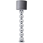 Торшер с основанием в виде металлических сфер Balance Floor Lamp Chrome варинант исполнения - 1 | Loft Concept в Перми