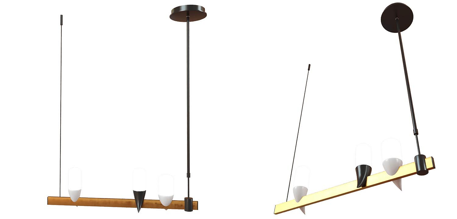 Люстра Ebenezer Chandelier Linear black 60 Люстра Ebenezer Chandelier Linear black 60 - Loft-Concept в Перми