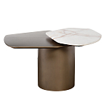 Столик журнальный Promontory с мрамором варинант исполнения - 1 | Loft Concept в Перми