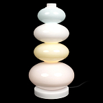 Настольная лампа из стеклянных сфер в пастельных тонах Высота 40 см Pastel Lunaria варинант исполнения - 1 | Loft Concept в Перми