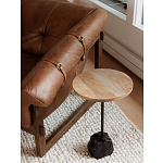 Двухместный диван Duncan винтажная коричневая кожа варинант исполнения - 7 | Loft Concept в Перми