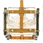 Люстра прямоугольная из толстого литого стекла Cast Glass варинант исполнения - 4 | Loft Concept в Перми