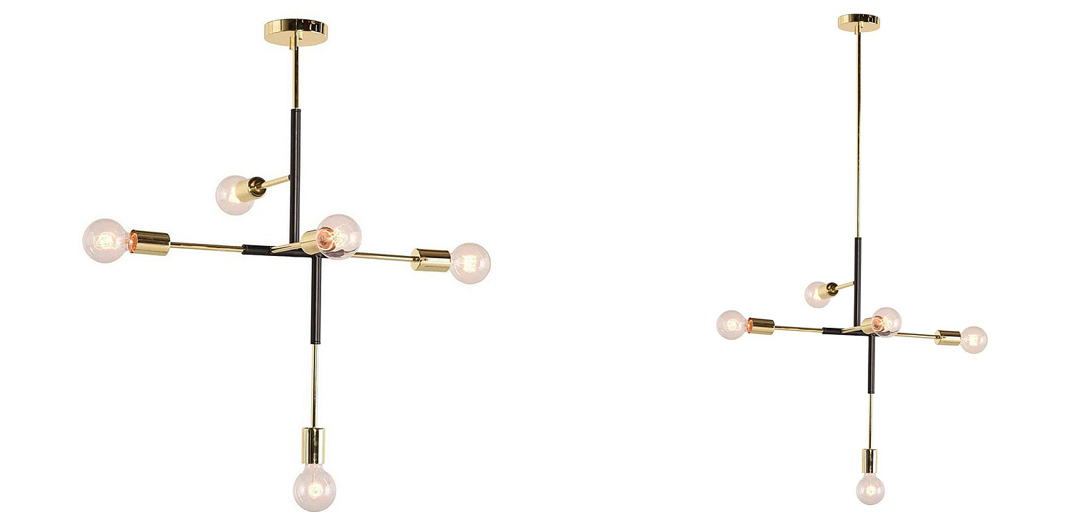 Люстра Atomium Chandelier black Люстра Atomium Chandelier black - Loft-Concept в Перми