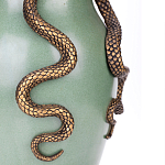 Фарфоровая ваза с декоративными змеями Eden Garden варинант исполнения - 4 | Loft Concept в Перми