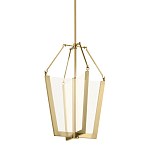  Подвесной светильник золотого цвета в форме фонаря Kichler варинант исполнения - 4 | Loft Concept в Перми