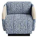 Дизайнерское Кресло William с кожаными подлокотниками  варинант исполнения - 2 | Loft Concept в Перми