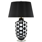 Настольная лампа черно-белый горох Interaction варинант исполнения - 3 | Loft Concept в Перми
