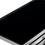 Столик журнальный с черной стеклянной столешницей Embodiment of Contemporary Art  варинант исполнения - 2 | Loft Concept в Перми