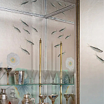 Обои ручная роспись Jakuchu Original colourway on Tarnished Silver gilded paper варинант исполнения - 2 | Loft Concept в Перми