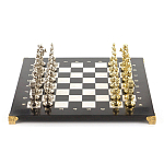 Шахматы Ренессанс с доской из натурального мрамора Decorative Thematic Chess варинант исполнения - 1 | Loft Concept в Перми