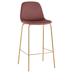 Барный стул на золотистых ножках VENDRAMIN Pink варинант исполнения - 1 | Loft Concept в Перми