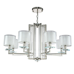 Люстра с 8-ю цилиндрическими плафонами из стекла Laurent варинант исполнения - 7 | Loft Concept в Перми