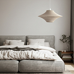 Подвесной вязаный бежевый светильник «Звезда Востока 01» варинант исполнения - 3 | Loft Concept в Перми