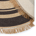 Ковер из комбинированного состава с узором Circles of goodness варинант исполнения - 4 | Loft Concept в Перми