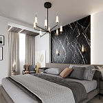 Люстра с прозрачными плафонами из стекла Umbrella варинант исполнения - 5 | Loft Concept в Перми