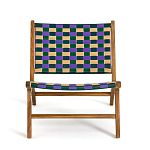 Кресло низкое из массива тика Barbados варинант исполнения - 3 | Loft Concept в Перми