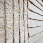 Большое Панно Абстракция белые нити Huipil Wall Hanging варинант исполнения - 2 | Loft Concept в Перми